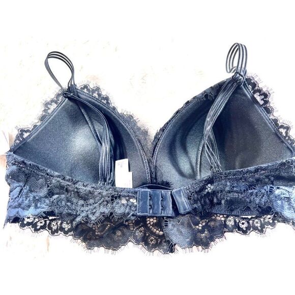 ‎Black Small Gilligan and O'Malley Bralette NWT - Picture 3 of 7